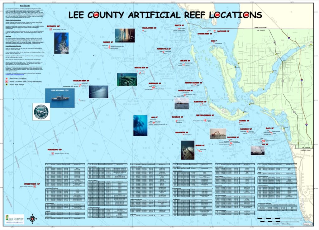 Lee county reefs